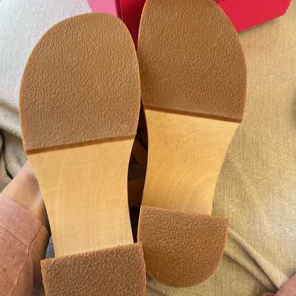 Anthropologie Yellow Swedish Hasbeens NWT Bow Clog Sandal Best Style!!!🌈 🌸☀️ - Picture 10 of 16